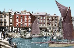 Plymouth, the Barbican 1890