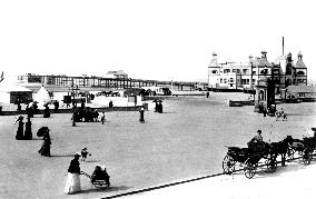 Rhyl, the Pavilion and Victoria Pier c1867