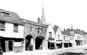 Chichester, Canon Lane Archway, South Street 1890