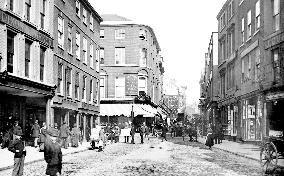 Nottingham, Long Row East 1890