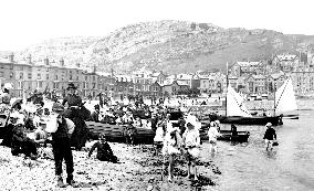 Llandudno, on the Beach 1890