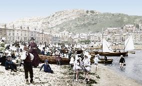 Llandudno, on the Beach 1890