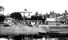 Twickenham, the Slipway facing Eel Pie Island 1890
