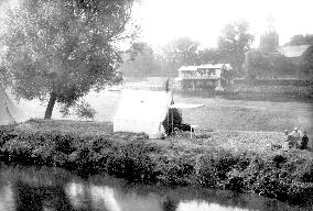 Sunbury, the Church from the Bridge 1890