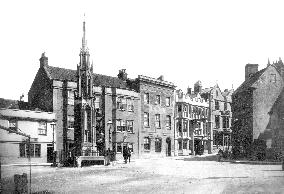 Glastonbury, Cross and Market Place 1890