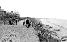 Lowestoft, the view from Pakefield 1890
