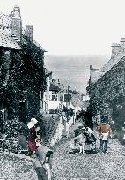 Clovelly, the Street, looking down 1890