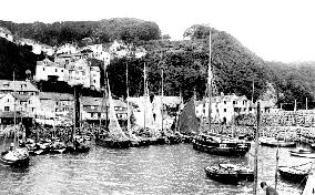 Clovelly, Harbour 1890