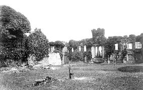 Herstmonceux, Castle, the Inner Courtyard 1890