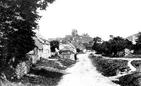 Corfe Castle, and Village 1890
