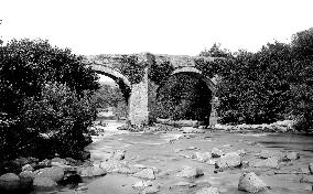 Dartmoor, River Dart, New Bridge 1890