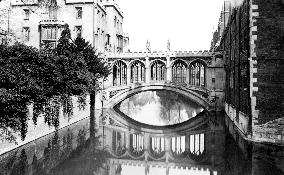 Cambridge, the Bridge of Sighs 1890