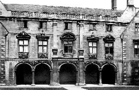 Cambridge, Magdalene College, the Pepysian Library 1890