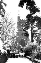 Reigate, Church from Walk 1890