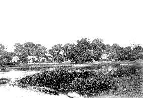 Clifton Hampden, Village and Church 1890