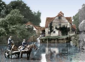 Mapledurham, the Mill 1890