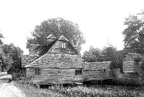 Mapledurham, the Mill and Church 1890