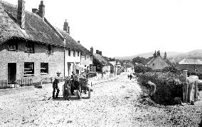 Charmouth, Street View 1890