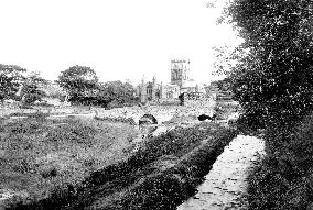 St Davids, the Cathedral, from the south-west 1890