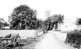 Lamphey, the Church and Village 1890