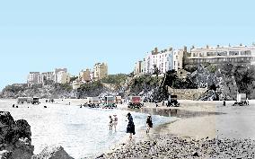 Tenby, South Sands 1890