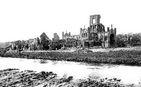 Kirkstall Abbey, from the Weir 1891
