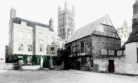 Gloucester, Cathedral, from Millers Green 1891