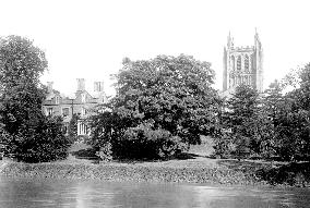 Hereford, Cathedral and Bishop's Palace 1891