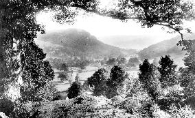 Betws-y-Coed, the Llugwy Valley from above Miners Bridge 189