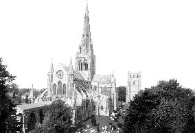 Chichester, Cathedral, north east 1892