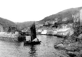 Polperro, the Harbour 1888