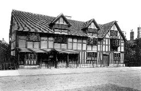 Stratford-upon-Avon, Shakespeare's House 1892