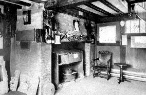 Stratford-upon-Avon, Shakespeare's Birthplace, Desk 1892