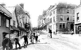 Evesham, Bridge Street 1892