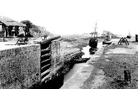 Bude, Lock and Breakwater 1893