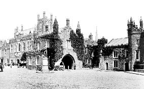 Tavistock, the Town Hall and the Guildhall 1893