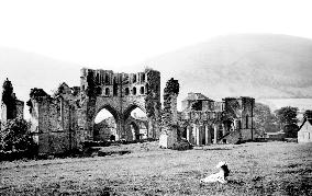 Llanthony, the Abbey north east 1893