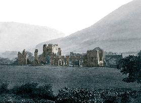 Llanthony, the Priory, from the north-west 1893