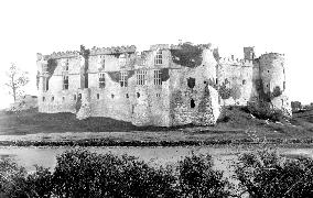 Carew Castle, from north west 1893