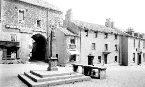 Cartmel, the Cross and Market Place 1894