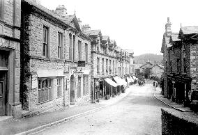 Grange-over-Sands, Main Street and the Institute 1894