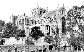 Ripon, the Cathedral 1895