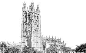 Wrexham, St Giles Church 1895