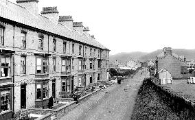 Towyn, High Street, from the Station 1895