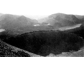 Snowdon, view from the Saddle 1895