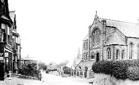 Prestatyn, High Street &amp; the Chapel 1895