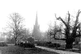 Birmingham, Aston Hall Park and Church 1896