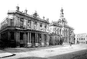 Ipswich, the Town Hall and the Post Office 1896
