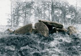 Alderley Edge, the Stone table of the Wizard 1896