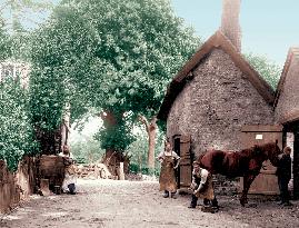 Nether Alderley, the Village Smithy 1896